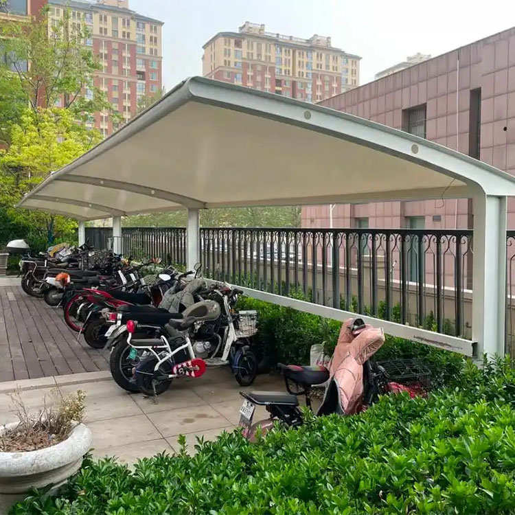 双鸭山膜结构电动车棚